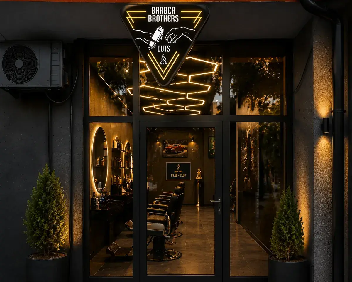 Barber Brothers exterior in Fushë Kosovë